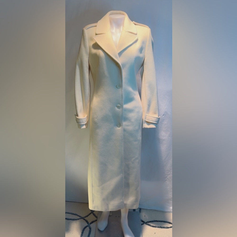 Metrostyle Cream Long Coat